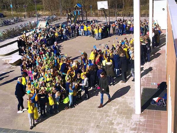 Brede School Akkrum: hart voor Oekraïne